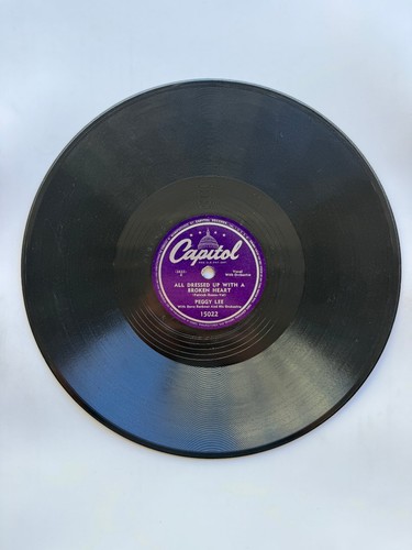 Peggy Lee – Mañana / All Dressed Up 10" 78 RPM Record 1948 Capitol Pop Jazz - Photo 1/2