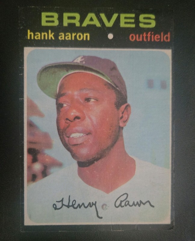 1971 Topps Hank Aaron #400 - Fair