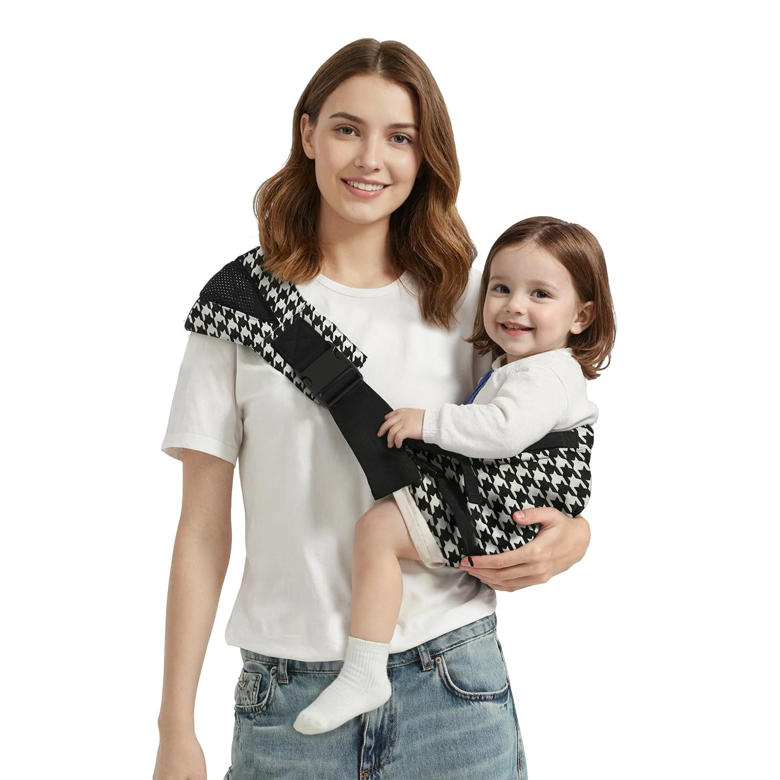 Baby Sling Carrier Newborn to Toddler, Adjustable Toddler Carrier Sling Baby ...
