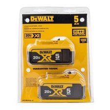 2 Packs New DEWALT DCB205 20V Max XR 5.0Ah Lithium-Ion Battery for Tools US