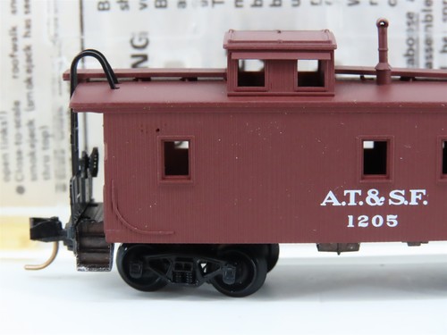 Microtrenes N Kadee MTL 50040 ATSF Santa Fe 34' Caboose forrado de madera #1205 - Imagen 2 de 7
