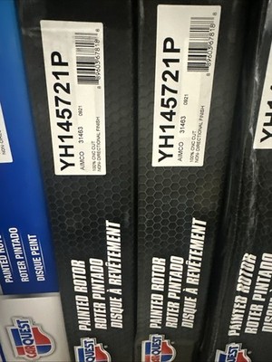 Carquest Wearever Brake Rotor YH145721P: Front, Meets or Exceeds OE Design New
