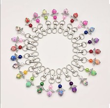 Guardian Angel Beaded Keychain Angel Charm Random Color