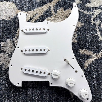 2008 Squier Bullet Stratocaster 1 Ply SSS Loaded Pickguard ~ Working Electronics