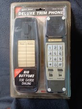 Retro Corded Trim Phone Lenoxx Sound Phone HAC PH-300 Black Still in Package NEW