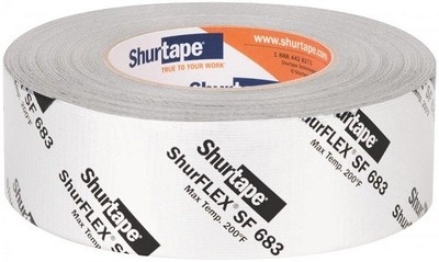 Shurtape 208144 - SF 683 - 10.0 Mils - Slvr Print - 48MM X  55M - 1EA