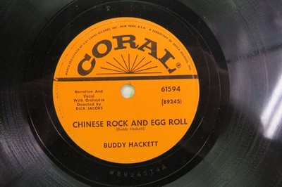 Buddy Hackett - CORAL 61594 - Chinese  Rock and Egg Roll & Ting Me a Tong