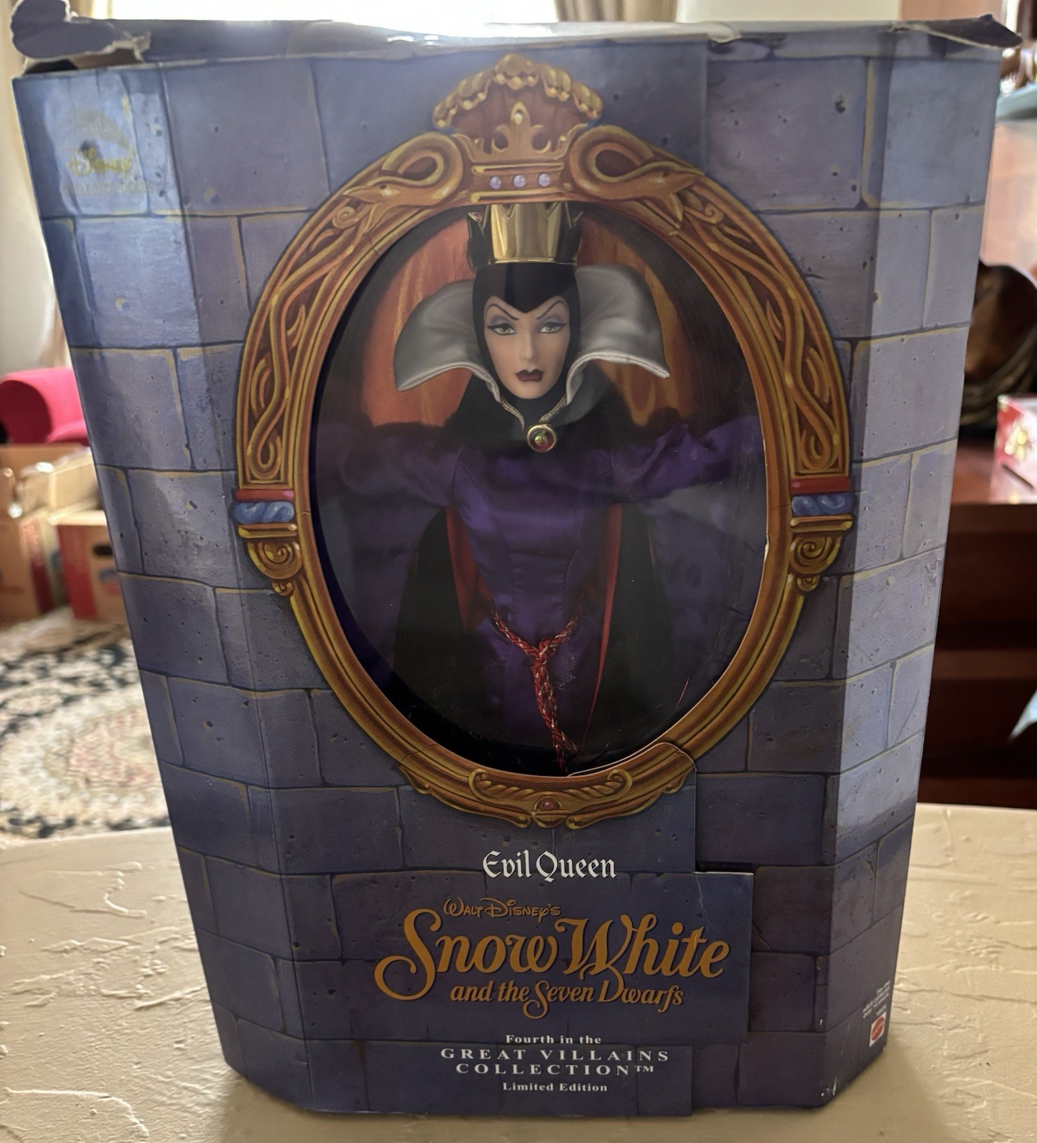 Disney Store Evil Queen Doll Great  Villains Collection #4 Limited Edition