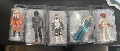 Lot of 5 Star Wars Figurines -Luke Skywalker Darth Vader Akbar Bib Fortuna +1
