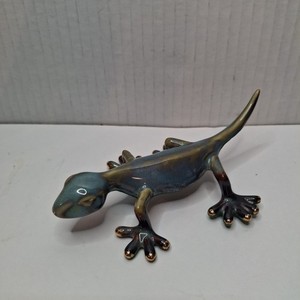 Golden Pond Collection By Gibson Exotic Gecko Blue No Box 