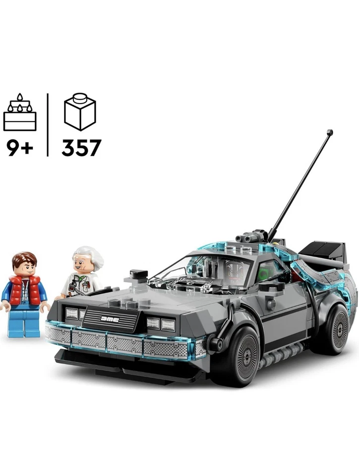 LEGO Speed Champions Time Machine from Back to The Future 77256 Presale - Image 4 of 4