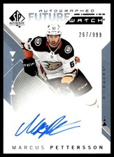 2018-19 SP Authentic Future Watch Auto Marcus Pettersson RC Auto 267/999 #182