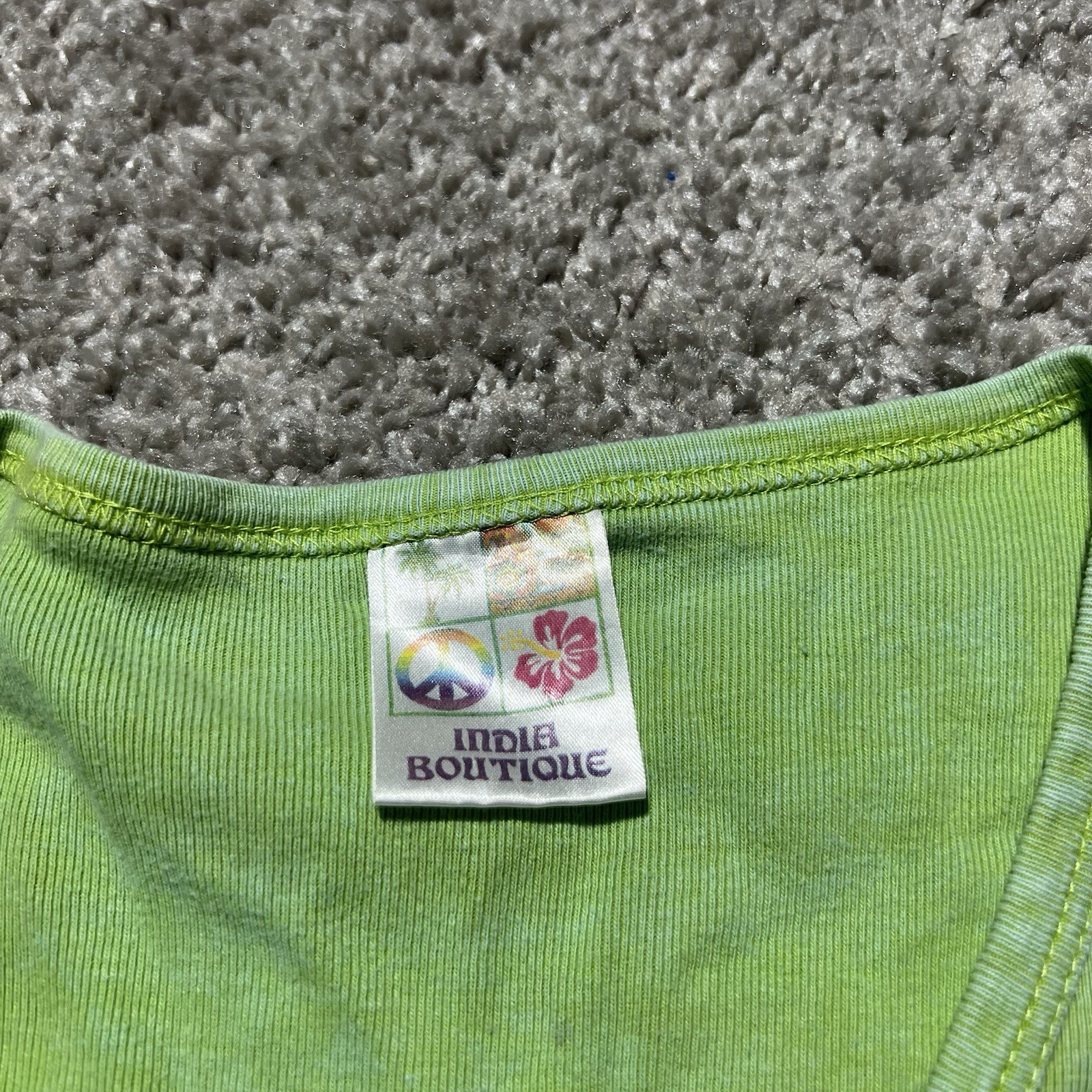 India Boutique One Size Patchwork Boho Festival S… - image 2