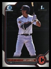 Joe Lampe 2022 Bowman Draft Chrome 1st #BDC-67 Cleveland Guardians ROOKIE *010