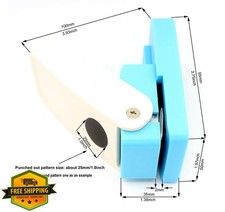 Kucaa Butterfly Craft Lever Punch 25mm Scrapbook Embossing Mini