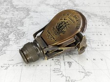 Antique Brass Opera Monocular: Vintage Maritime Decor, Personalized Glasses