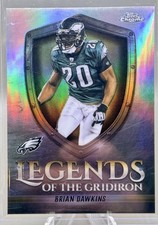 2025 Topps Chrome Brian Dawkins LEGENDS OF THE GRIDIRON REFRACTOR #LOG-38 Eagles