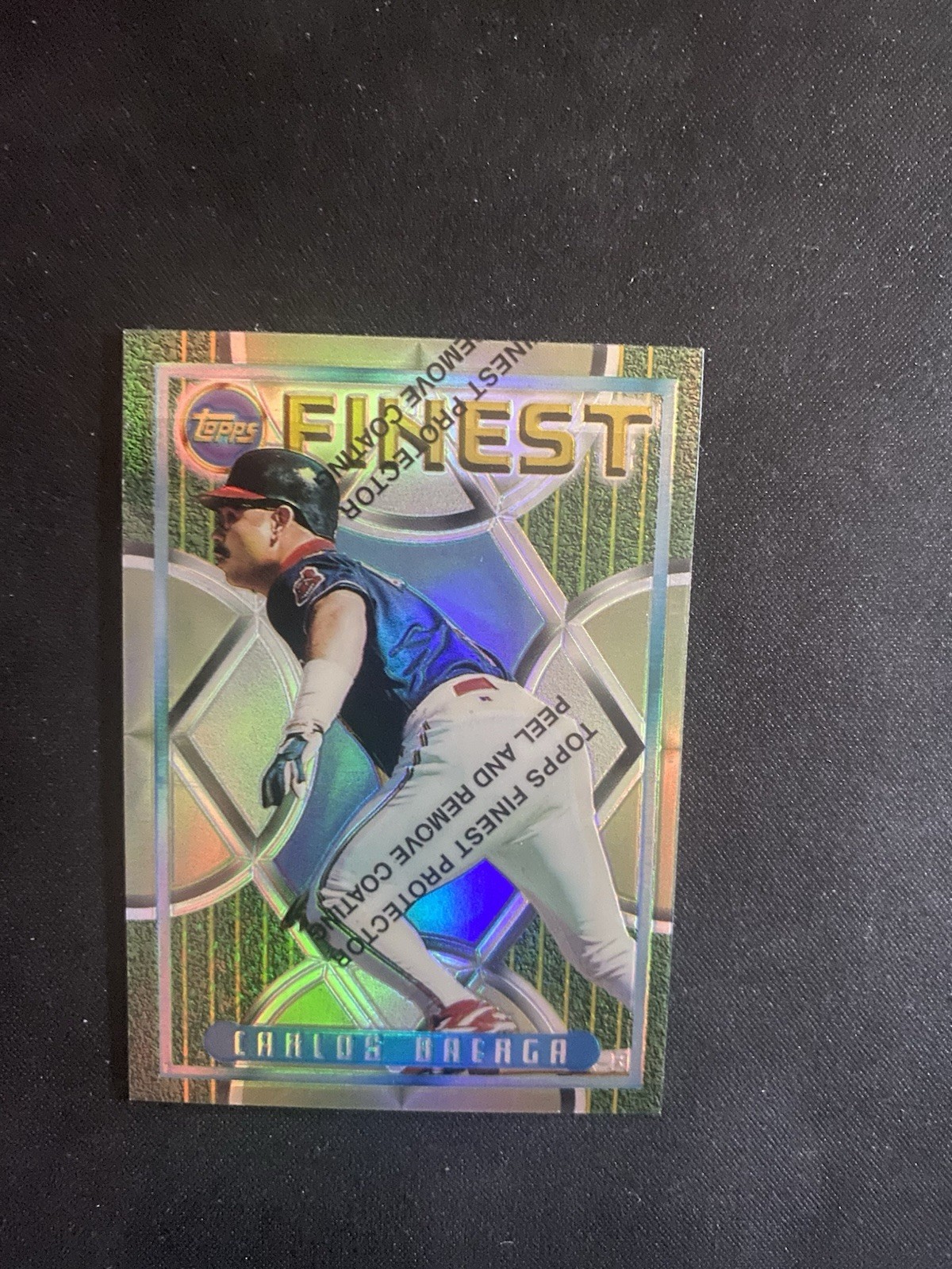 1995 Topps Finest - Carlos Baerga #199 Refractor