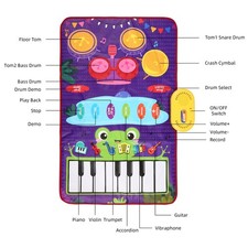 Musical Mat Piano Keyboard Drum Mat For Toddlers UNWZ