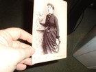 ANTIQUE PHOTO A WOMEN STANDING
