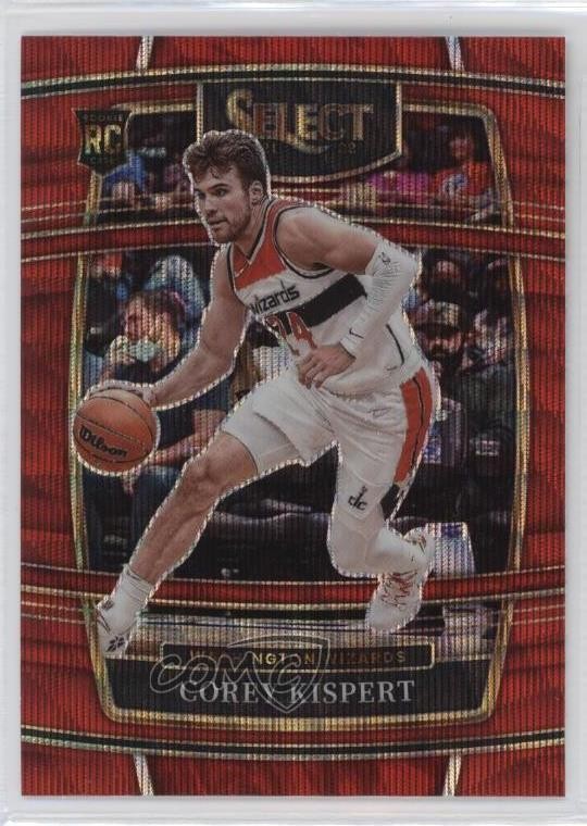 2021-22 Panini Select Concourse Red Wave Prizm Corey Kispert #81 0xs4