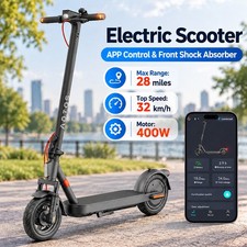 Folding Electric Scooter Adult E-Scooter 400W Long Range 20MPH Fast Speed  APP