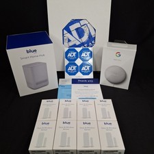 Blue by ADT Smart Home Hub Security System S40LR0-01 Hub, Nest Mini & 8 Sensors