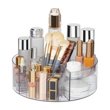 360 Rotating Makeup Organizer, 10" Clear Turntable Lazy Susan Organizer for ...