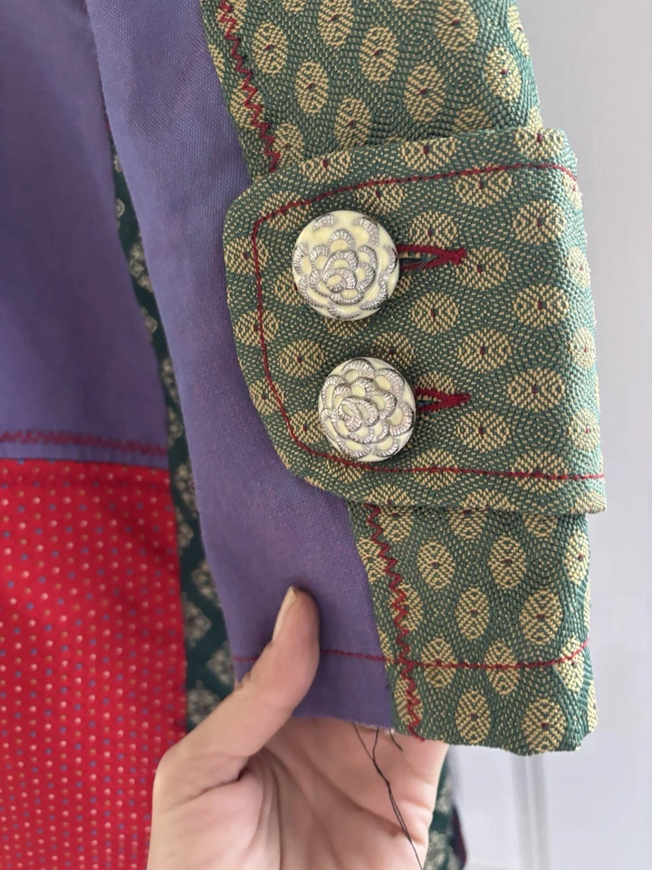 Neslay Paris Patchwork coat - Image 4 of 4