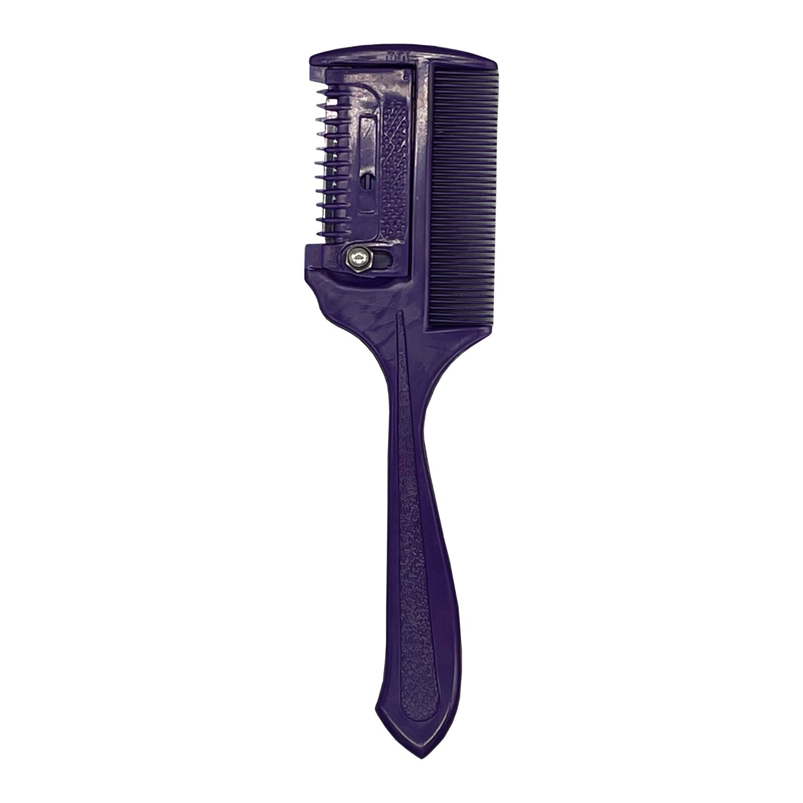 Purple Horse Mane and Tail Thinning Comb with Razor Blade equestrian