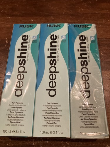 RUSK 3.4oz Deep Shine Permanent Creme Hair Color 5.6R Red New 3Pk | eBay