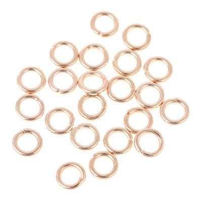 4mm x 0.8mm 100//250 Silver Plated CLOSED Jump Rings Findings lady-muck1
