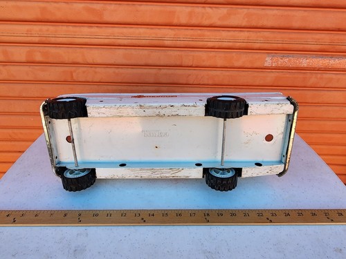 Vintage 70s Tonka Pressed Steel Metal Rescue Ambulance Sliding Door Works - Picture 8 of 8