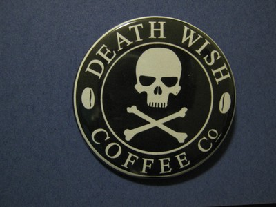 Death Wish Coffee logo Receive 5 Pinbacks 2.25 inch ...