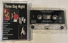 Three Dog Night: Live by Three Dog Night Cassette, Jan-1995, MCA