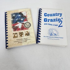 2 Paperback Community Cook Books 200+Pages~Nebraska Fire Fighters+Bloomsburg PA