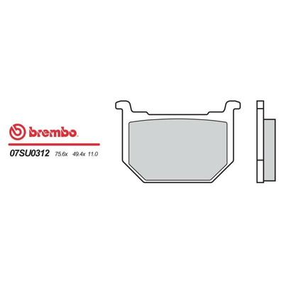 Plaquettes De Frein Avant Brembo Pour Suzuki GSX S Twin 400 (1980-1987) | Organique, Vert
