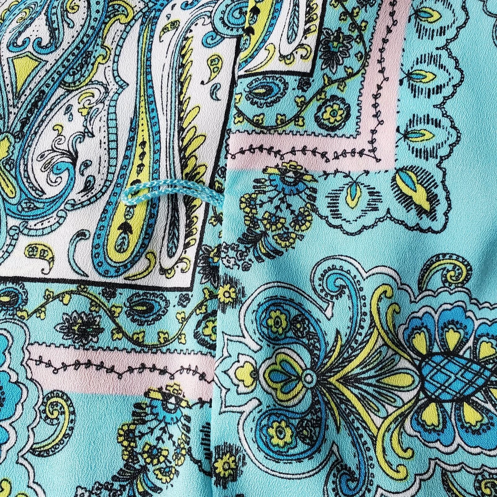 UNDERCOVER Abito Camicia Victoria's Secret Paisley con Bottoni Taglia S P