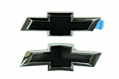 Emblema/Insignia De Parrilla Delantera Y Trasera Para Chevrolet Cruze 2019 | Color Negro/Cromado, Nº 42670409