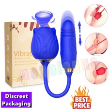 ROSE-Sucking-Vibrator-Clit-Sucker-Dildo-Women-G-spot-Massager Sex-Toy for-Women