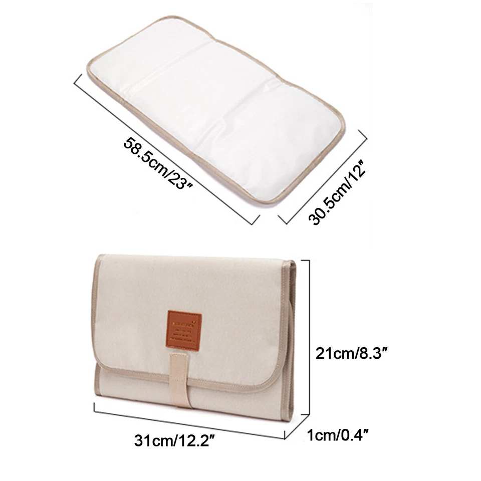 Baby Portable Foldable Waterproof Travel Nappy Diaper Compact Changing Mat - image 2 of 4