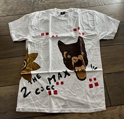  CACTUS JACK WOLF TEE- MENS SIZE L - WHITE- TRAVIS SCOTT BRAND NEW