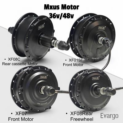 MXUS 36V 48V 250W 350W 500W High Speed Brushless Gear Hub Motor