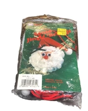 Kids Santa Craft Kit Santa Jingle Bell Kit In Sealed Christmas Vtg Stocking