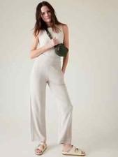 Athleta S SMALL Seasoft Pant Abalone, SUPER SOFT Elastic Waist Pants NEW