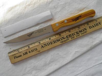 USINGER'S FAMOUS SAUSAGE HIGH QUALITY SERRATED EDGE KNIFE