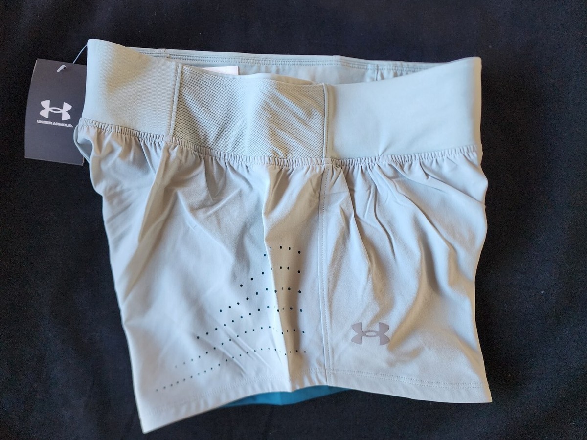 UNDER ARMOUR WOMEN'S UA SPEEDPOCKET SHORTS GREEN# 1377031-NWT