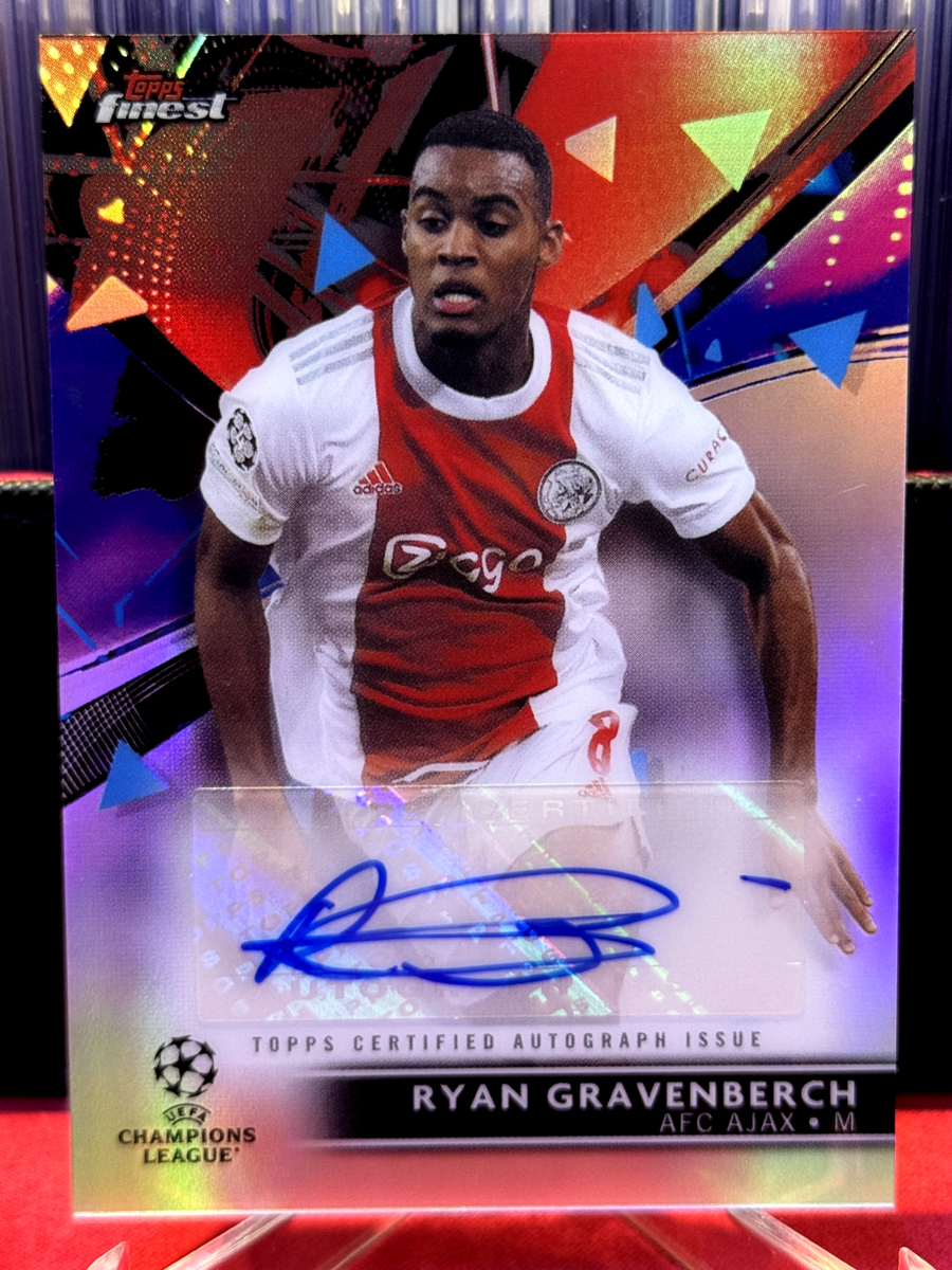 TOPPS サッカーカード FINEST RYAN GRAVENBERCH AJAX 235/250 #38 送料無料 中古 IT1 製品情報2024-25 TOPPS FINEST UEFA CLUB COMPETITIONS HOBBY