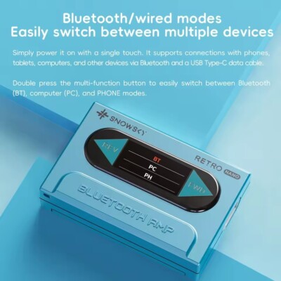 FiiO SNOWSKY Retro Nano Bluetooth 5.1 DAC & Headphone FiiO SNOWSKY Retro Nano Bluetooth 5.1 DAC & Headphone