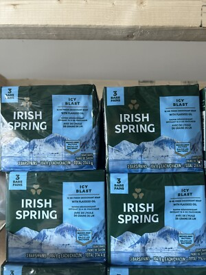 #ad Irish Spring Bar Soap for Men Moisture Blast All Skin Types 3.7 oz 12 Pack $11.99